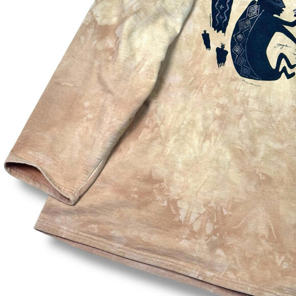 Vintage Dagoli Tribal Indigenous Art Sweatshirt Tie dye Canada ‘Soul Healer’ XL - Picture 6 of 10